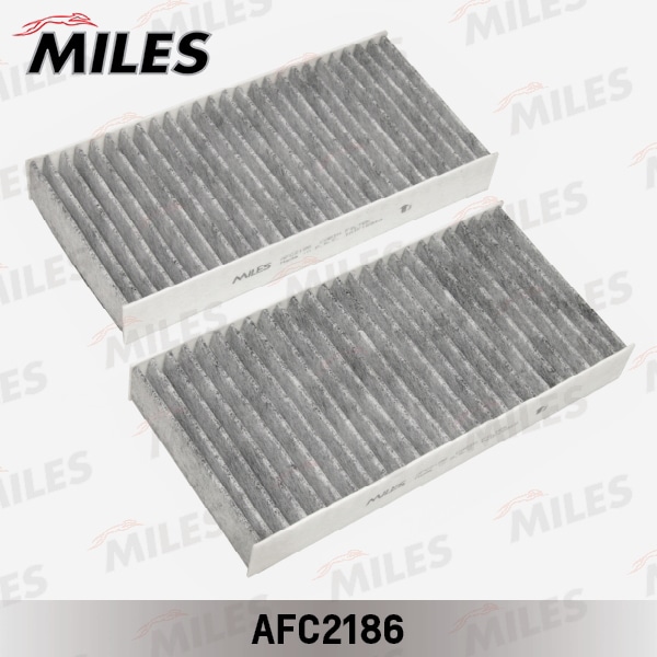 MILES AFC2186 Фильтр салона HONDA CIVIC 02/01- (упак.2шт.) угольный