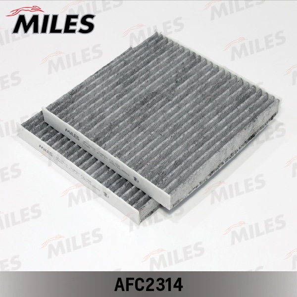 MILES AFC2314 Фильтр салона угольный (упаковка 2шт.) BMW X3 F25 (FILTRON K1336A-2X, MANN CUK19004) AFC2314