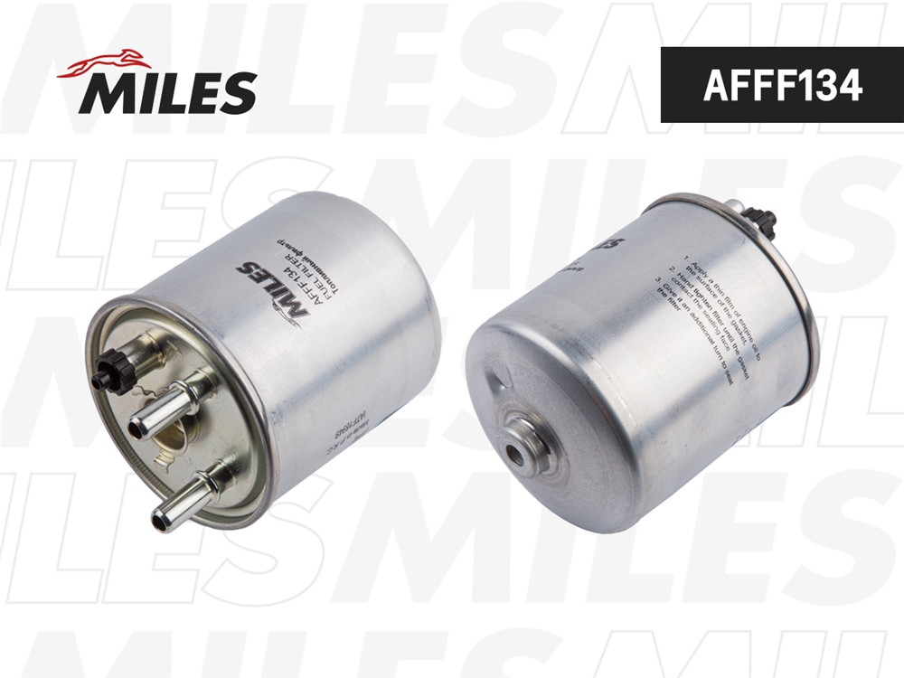 MILES AFFF134 Фильтр топливный RENAULT KANGOO/LAGUNA 1.5D/2.0D 09-
