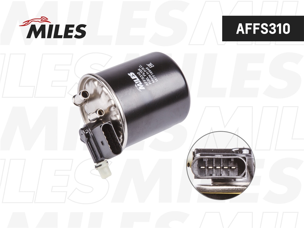 MILES AFFS310 Фильтр топливный MERCEDES BENZ W204/212/X164/204/W164/906 CDI 10- (MANN WK 820/14, FILTRON PP840/3) AFFS310