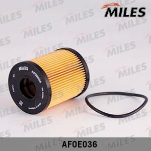 MILES AFOE036 Фильтр масляный (вставка) OPEL ASTRA H/CORSA D 1.3 CDTI/SUZUKI SWIFT (FILTRON OE670, MANN HU713/1x) AFOE036