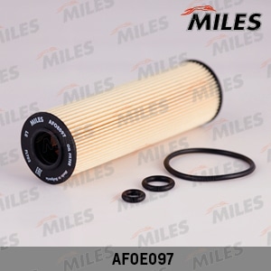 MILES AFOE097 Фильтр масляный (вставка) MERCEDES BENZ W203/204/211/C209 1.6/1.8 Kompressor/SPRINTER (906) 1.8 (FILTRON OE640/8, MANN HU514x) AFOE097