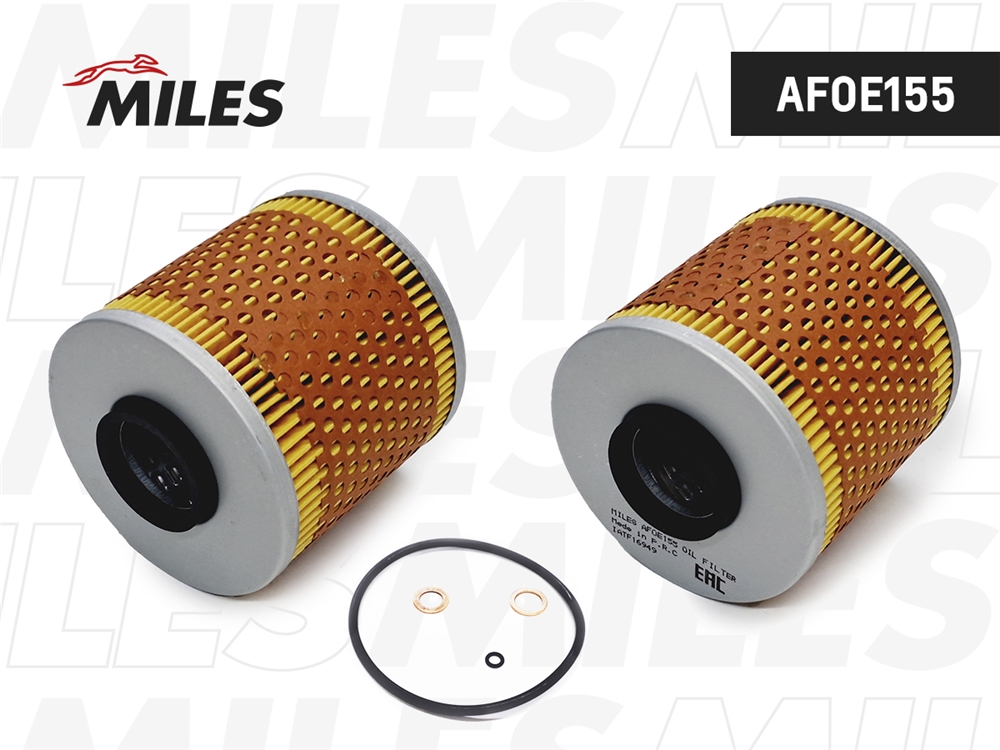 MILES AFOE155 Фильтр масляный BMW E36/E30/E34 1.6/1.8 (FILTRON OM523) AFOE155