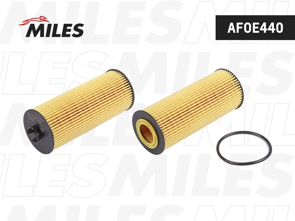 MILES AFOE440 Фильтр масляный MERCEDES BENZ 2.0-5.5 10- (MANN HU6008z) AFOE440