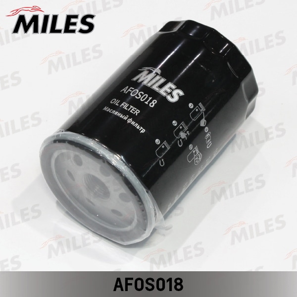 MILES AFOS018 Фильтр масляный MB W201/124/126 1.8-3.0