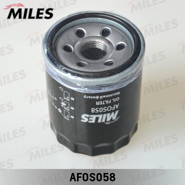 MILES AFOS058 Фильтр масляный SUZUKI 1.0-2.5 (FILTRON OP621, MANN W610/1, VIC C-931) AFOS058