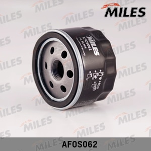 MILES AFOS062 Фильтр масляный RENAULT/LADA/NISSAN/MITSUBISHI/SUZUKI (FILTRON OP643/3, MANN W75/3, VIC C-303) AFOS062