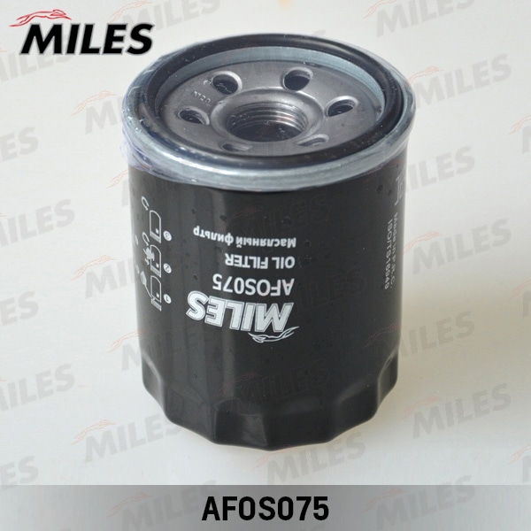 MILES AFOS075 Фильтр масляный HONDA/KIA/HYUNDAI/MITSUBISHI/OPEL/MAZDA (FILTRON OP545/2, MANN W610/3, VIC C-225) AFOS075