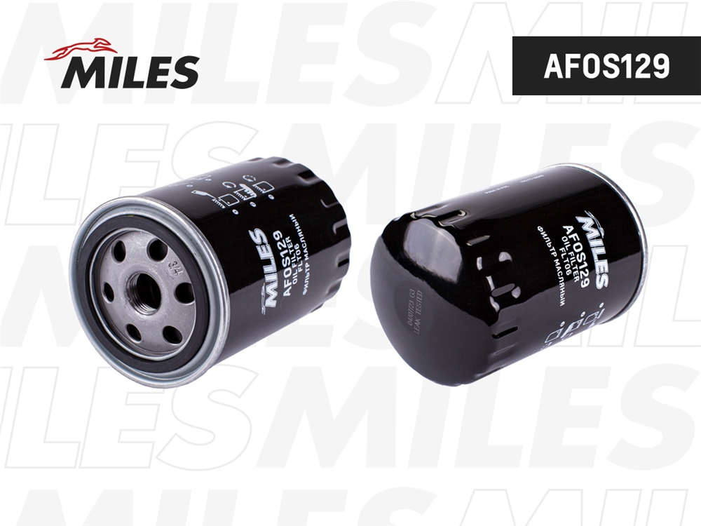 MILES AFOS129 Фильтр масляный VW G3/G4/TRANSPORTER/SHARAN/PASSAT 1.9D/FORD GALAXY 1.9D