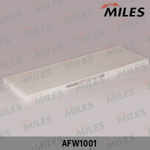 MILES AFW1001 Фильтр салона Opel Astra А 91-01/ Calibra 90-97/ CoMBo A/ Corsa - И 93-00/ Tigra 94-01 (FILTRON K1000, MANN CU4251) AFW1001