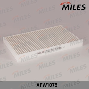 MILES AFW1075 Фильтр салона AUDI A4/A6 97- (FILTRON K1078 MANN CU3037) AFW1075
