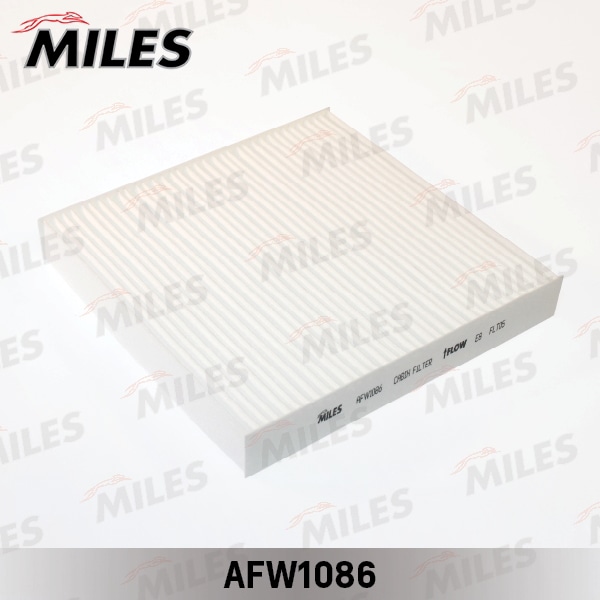 MILES AFW1086 Фильтр салона RENAULT LAGUNA II 01- (FILTRON K1089 MANN CU2149) AFW1086