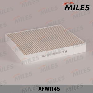 MILES AFW1145 Фильтр салона FORD FOCUS C-MAX/MONDEO 07-/VOLVO C30/C70/S40 04-/CHANGAN CS35 Plus (FILTRON K1150 MANN CU2440) AFW1145