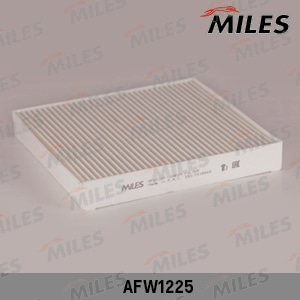 MILES AFW1225 Фильтр салона MITSUBISHI LANCER/OUTLANDER 07-/CITROEN C-CROSSER (FILTRON K1241 MANN CU2141) AFW1225