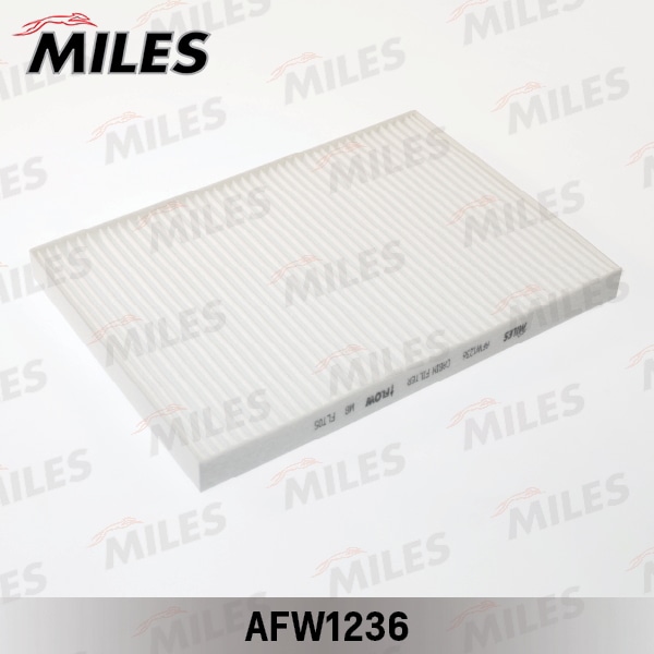 MILES AFW1236 Фильтр салона RENAULT KOLEOS 08- (FILTRON K1252 MANN CU2620) AFW1236