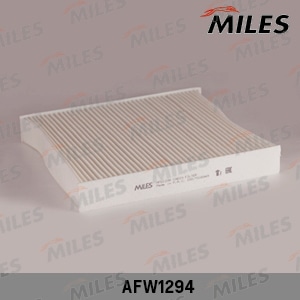 MILES AFW1294 Фильтр салона VAG A1/IBIZA/FABIA/ROOMSTER/POLO (FILTRON K1313 MANN CU26010) AFW1294