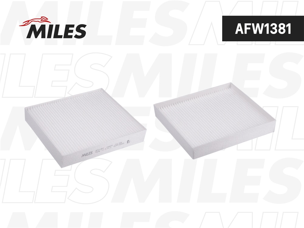 MILES AFW1381 Фильтр салона KIA OPTIMA 15- (FILTRON K1421) AFW1381