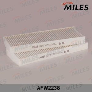 MILES AFW2238 Фильтр салона (упаковка 2 шт) NISSAN NAVARA/PATHFINDER (FILTRON K1254-2x MANN CU2623) AFW2238