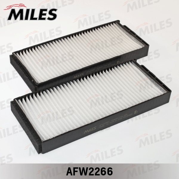 MILES AFW2266 Фильтр салона (упаковка 2шт.) KIA SHUMA/SPECTRA 00- (FILTRON K1282-2X, MANN CU25004-2KIT) AFW2266