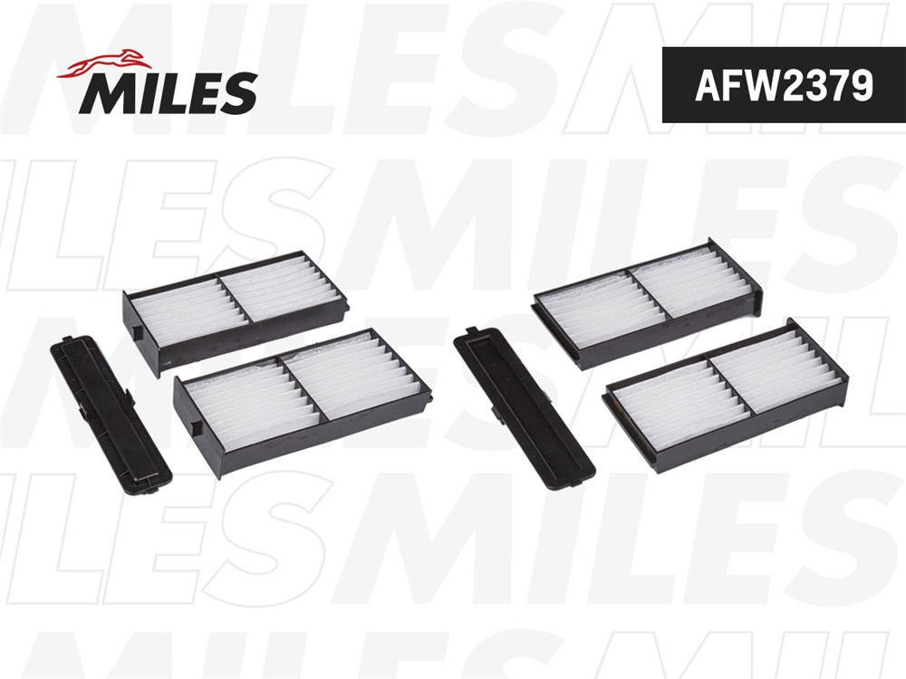 MILES AFW2379 Фильтр салона MITSUBISHI PAJERO PININ 00- (упак.2шт.)