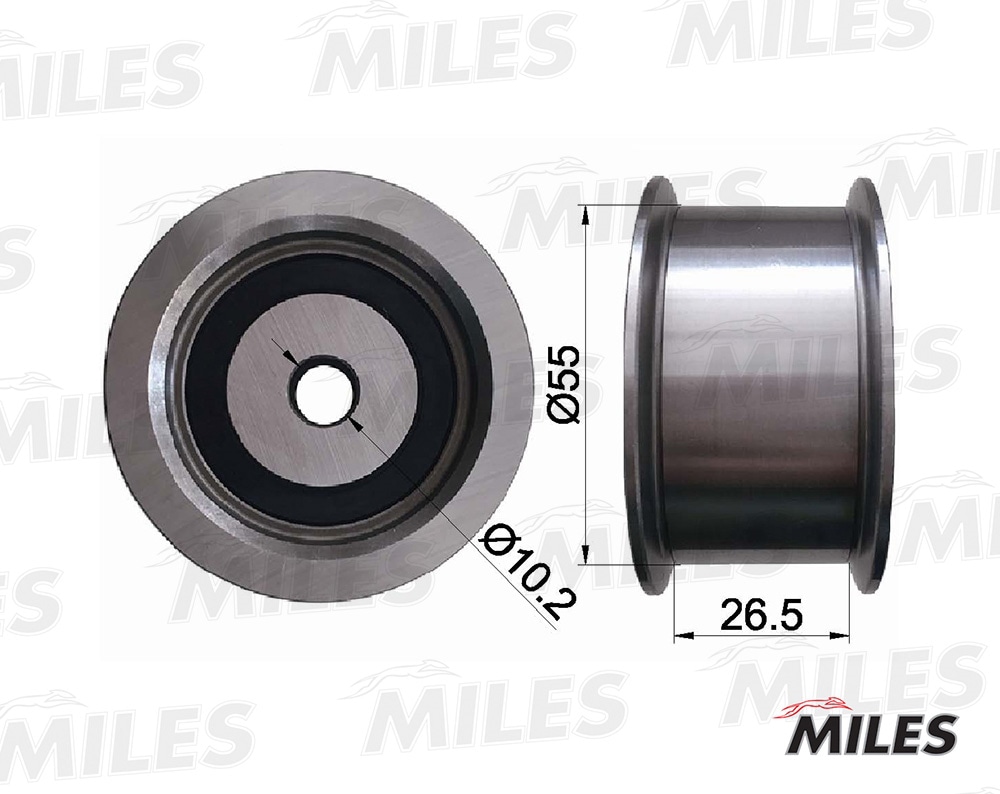 MILES AG02067 Ролик ремня ГРМ ВАЗ-2112