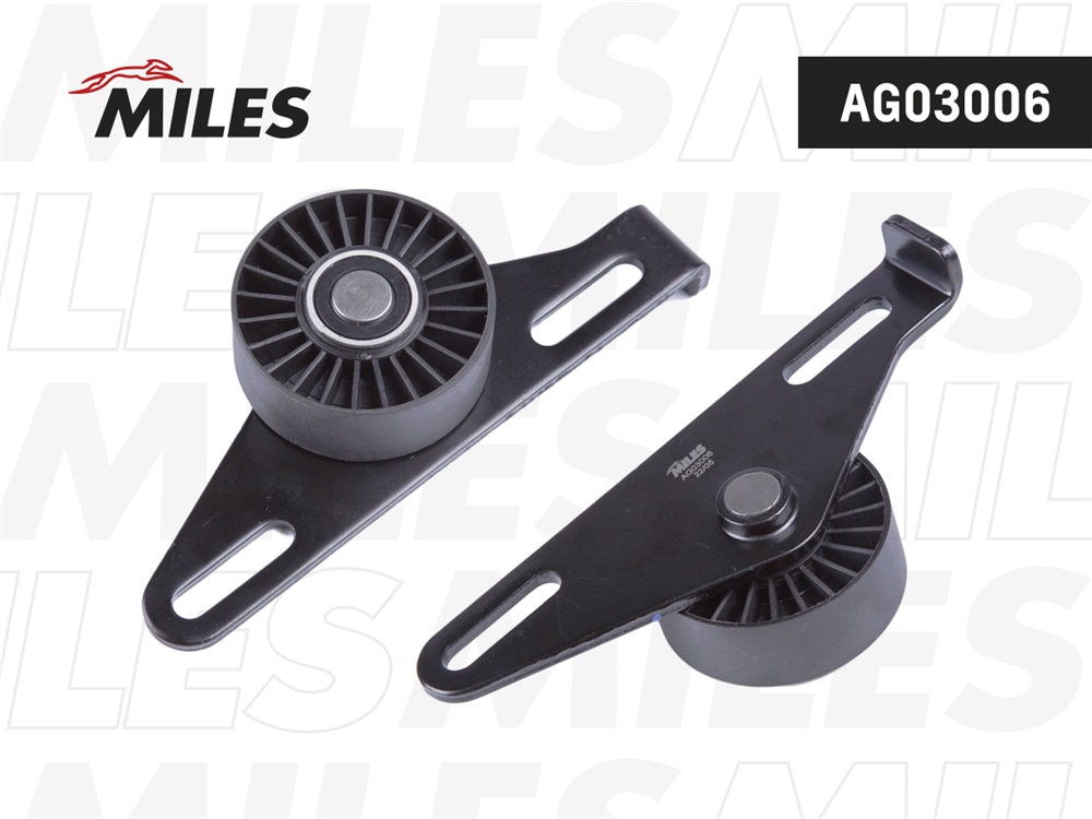 MILES AG03006 Ролик ремня приводного натяжной без кондиционера RENAULT LOGAN/MEGANE 1.4-1.6 8V (INA 531042710) AG03006