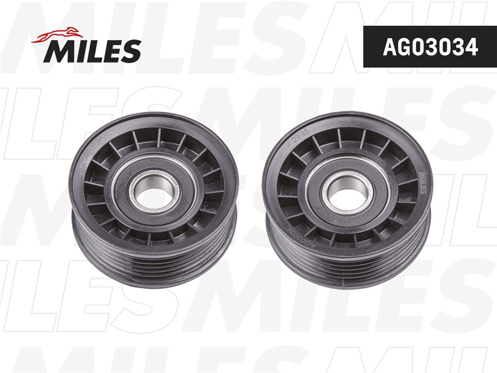 MILES AG03034 Ролик ремня приводного MAZDA 6 1.8-2.6 AG03034