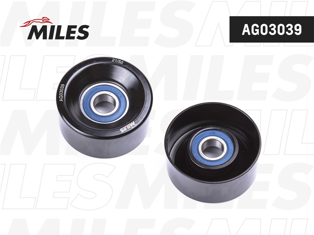 MILES AG03039 Ролик ремня приводного HONDA ACCORD/CIVIC/CR-V 2.0/2.4 01-