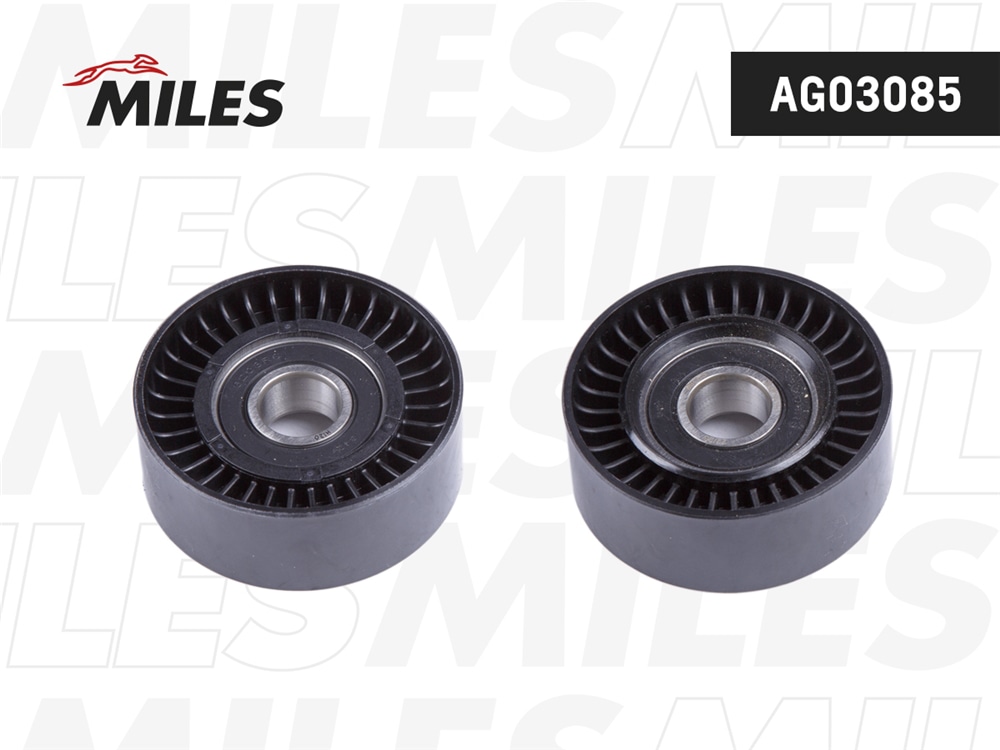 MILES AG03085 Ролик ремня приводного BMW E39/E46/E60 M50/52/54 (SKF VKM38202-1) AG03085