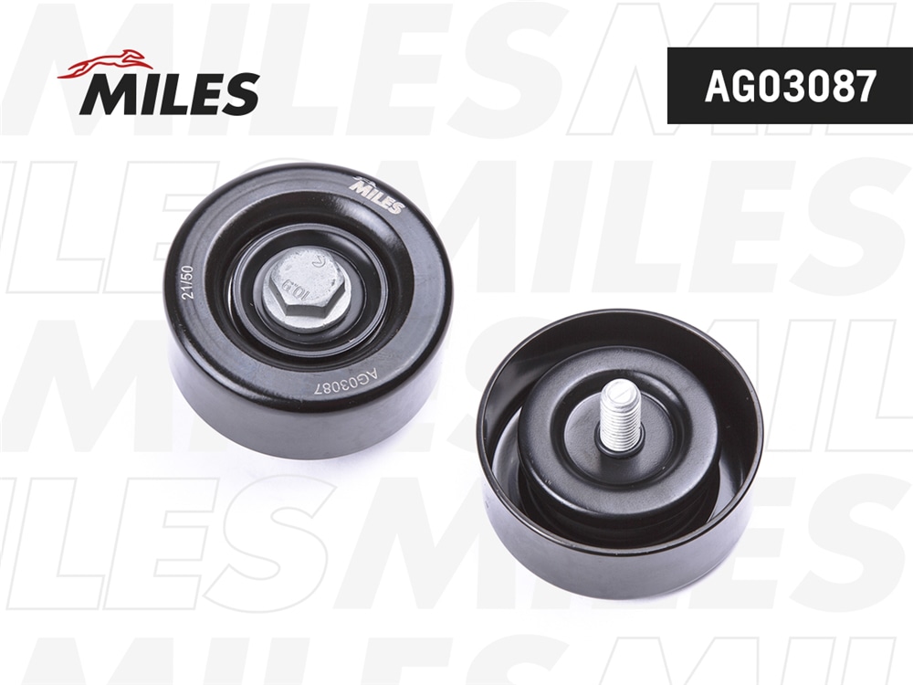 MILES AG03087 Ролик ремня приводного HYUNDAI SONATA/TRAJET 2.0 CRDI 02-
