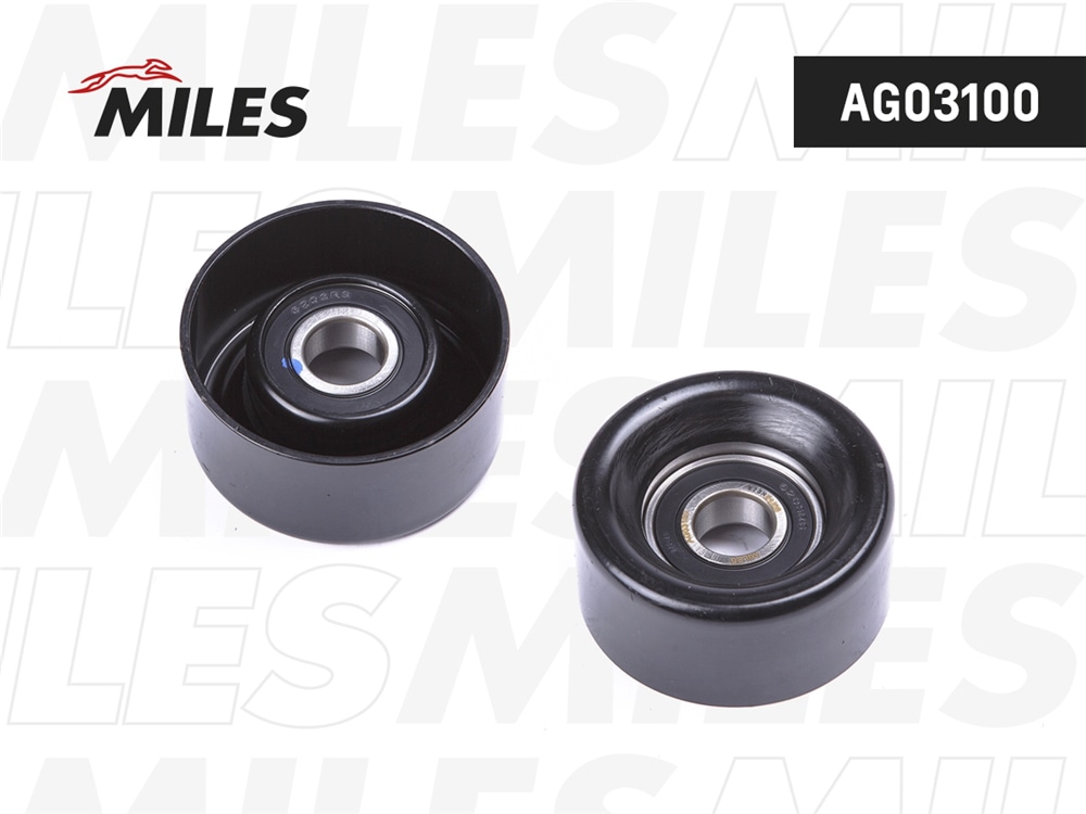 MILES AG03100 Ролик ремня приводного TOYOTA CAMRY/AVENSIS 2.0/2.4 00-