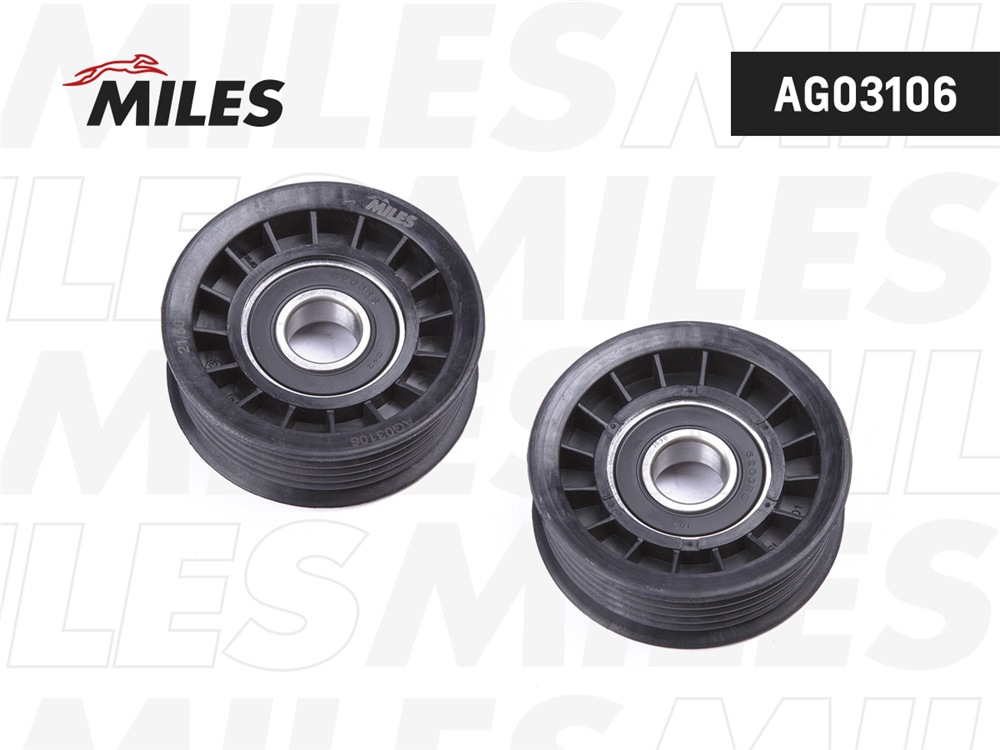 MILES AG03106 Ролик ремня приводного FORD MONDEO/FOCUS 1.6-2.0 -04/MAZDA TRIBUTE