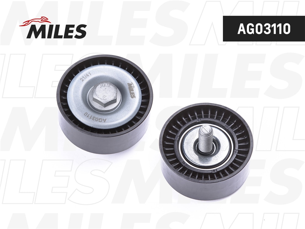 MILES AG03110 Ролик ремня приводного VAG BDB/BMJ/BUB/CDVA/AGZ/AXZ/BLV/BUB/BWS