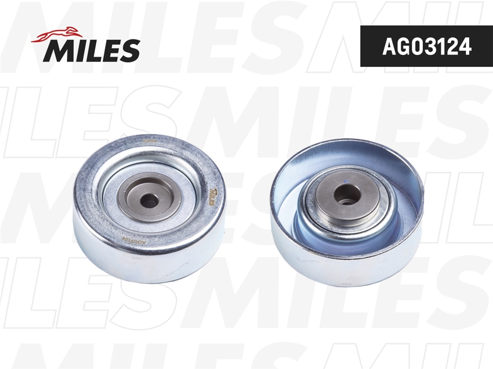 MILES AG03124 Ролик ремня приводного MITSUBISHI GALANT/LANCER/OUTLANDER 2.0/... (INA 532069310) AG03124