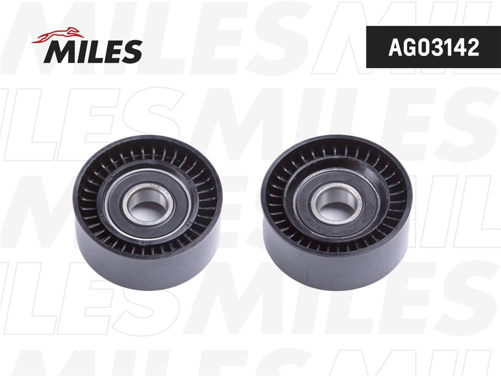 MILES AG03142 Ролик ремня приводного OPEL/FIAT/SUZUKI 1.3D 03-