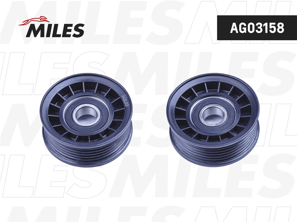 MILES AG03158 Ролик ремня приводного MAZDA 6 1.8-2.3 02-08