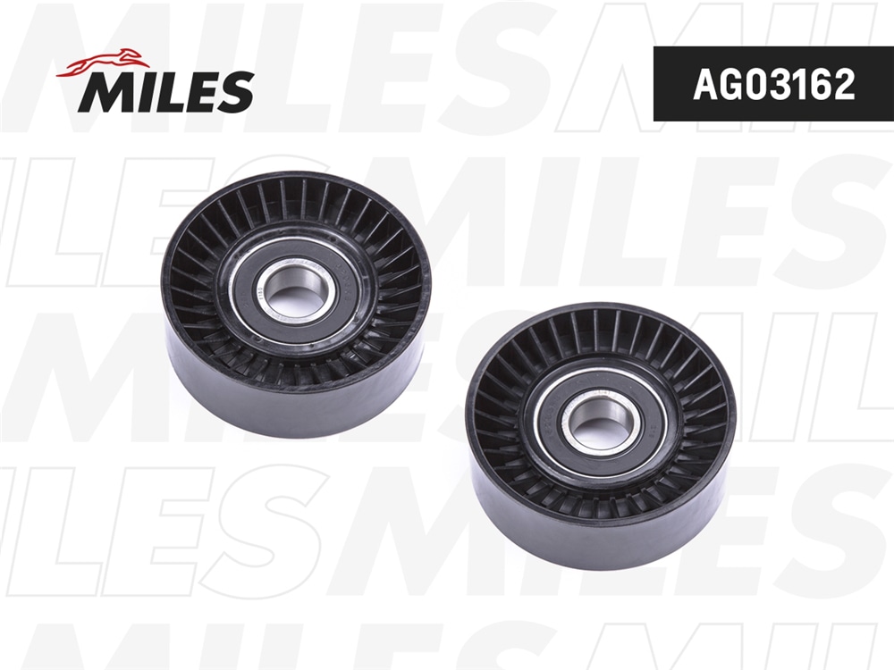 MILES AG03162 Ролик ремня приводного VAG AUK/BDW/BDX/BKH/BPK/BYU/CALA