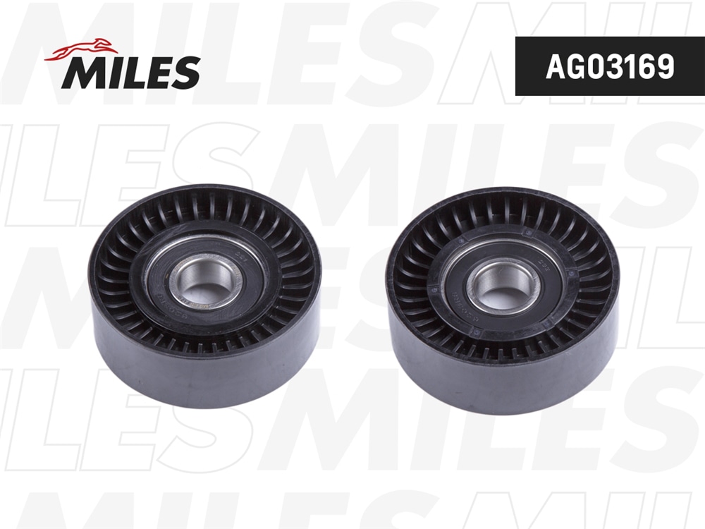 MILES AG03169 Ролик ремня приводного AUDI A4/A5/VW AMAROK 1.8/2.0 07-
