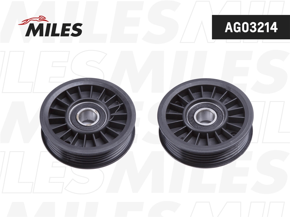 MILES AG03214 Ролик ремня приводного AUDI A4/A6/VW PASSAT 1.9D 95-