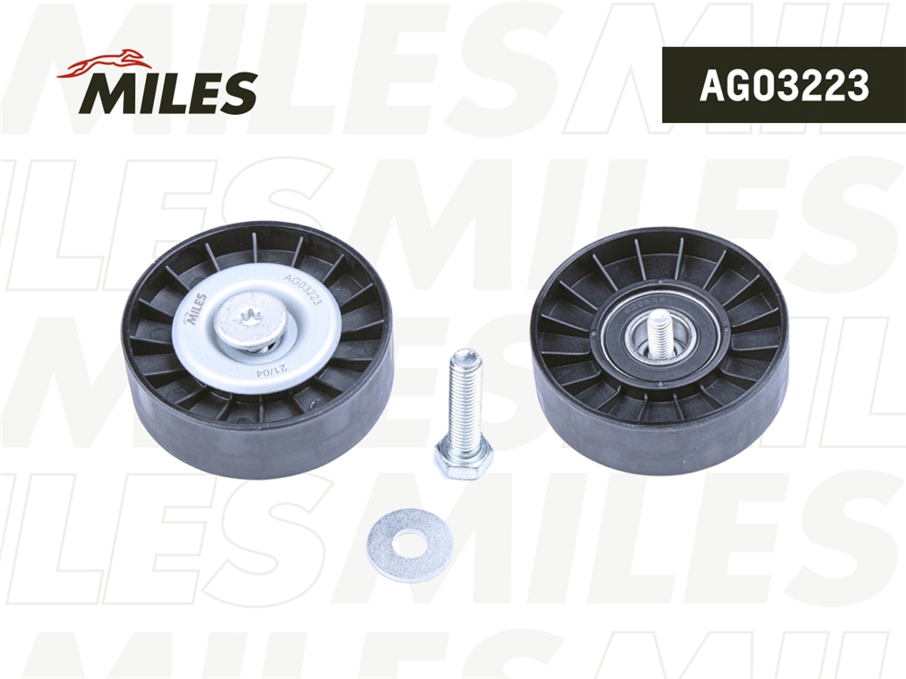 MILES AG03223 Ролик ремня приводного SAAB 9000 2.0/2.3