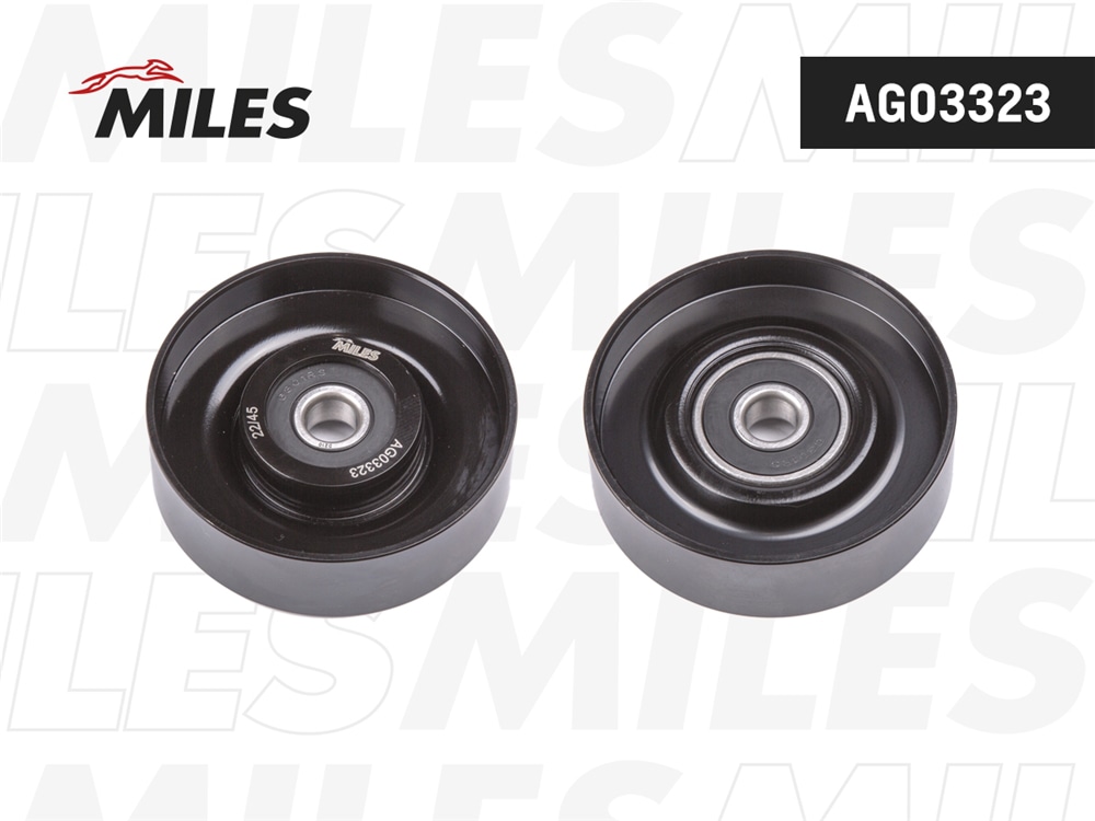 MILES AG03323 Ролик ремня приводного NISSAN SUNNY/ALMERA 2006- конд.