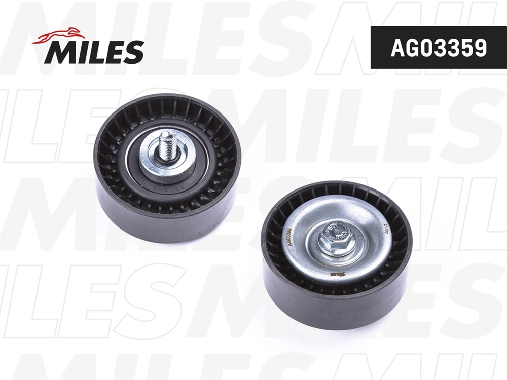 MILES AG03359 Ролик ремня приводного FIAT PALIO/STRADA 1.2 01- (INA 532029710) AG03359