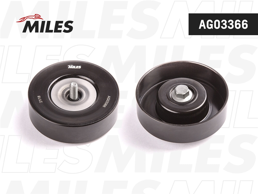 MILES AG03366 Ролик ремня приводного AUDI A4/A6 00-