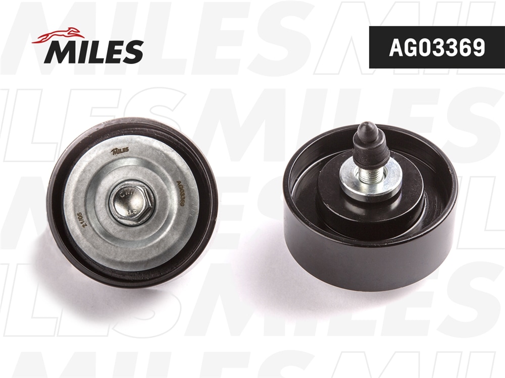 MILES AG03369 Ролик ремня приводного TOYOTA 2.5D-3.0D 01-