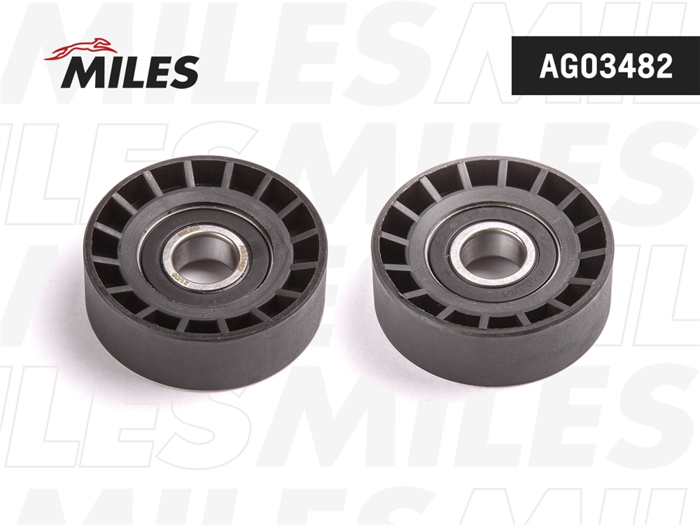 MILES AG03482 Ролик ремня приводного MERCEDES BENZ W176/W246/X117 1.6/2.0 11- AG03482