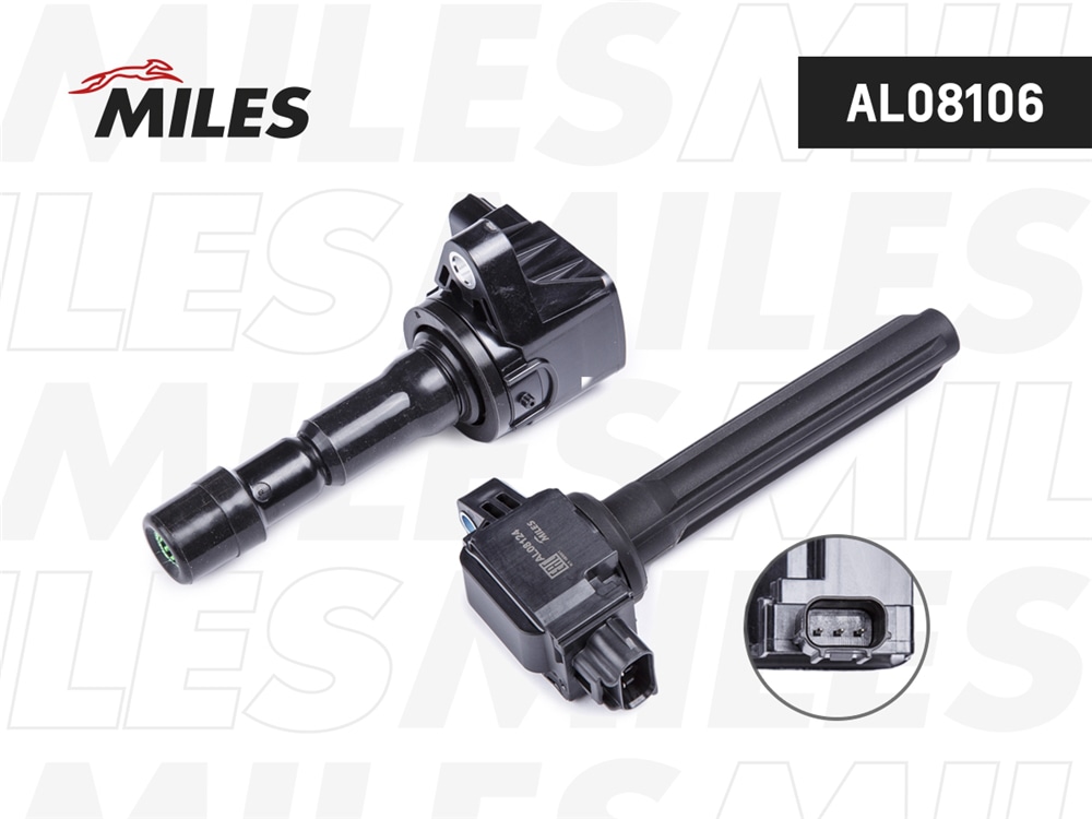 MILES AL08106 Катушка зажигания Honda Fit III 07-/Civic 12- 1.3/1.4/1.5