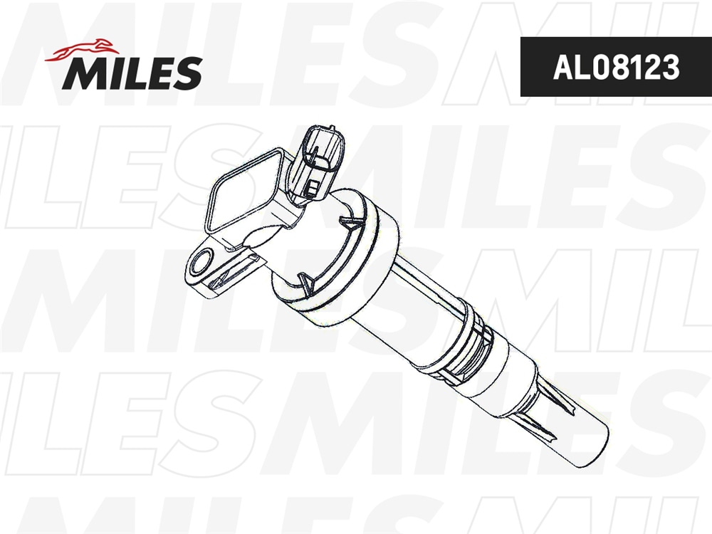 MILES AL08123 Катушка зажигания KIA Rio(FB)/HYUNDAI SOLARIS(HCR) AL08123