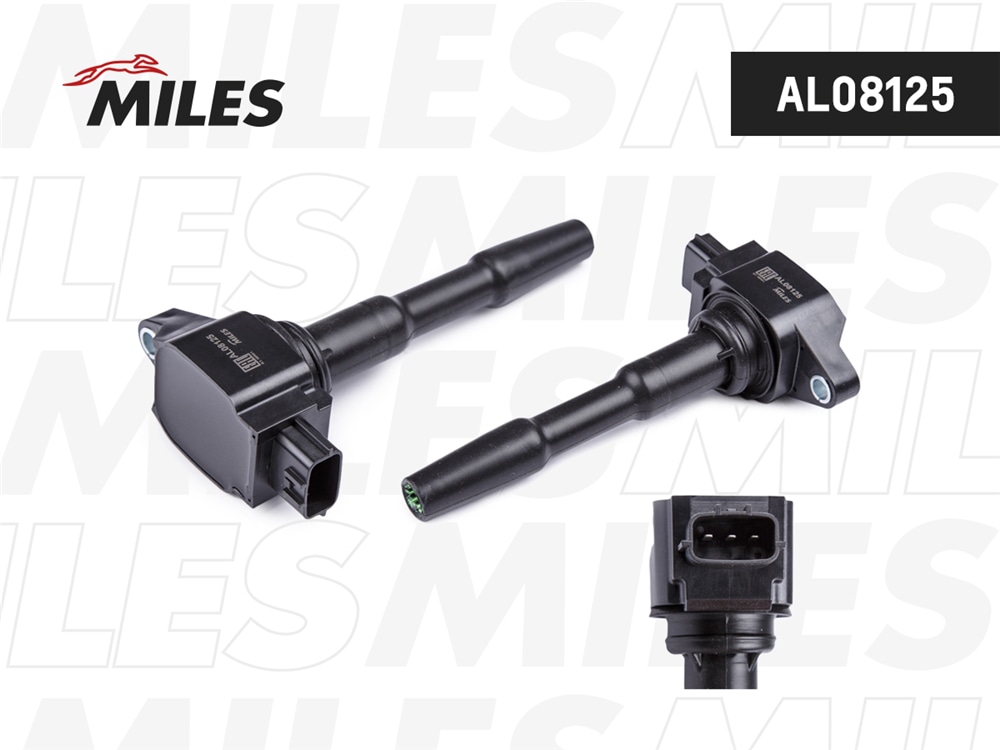 MILES AL08125 Катушка зажигания RENAULT/LADA XRAY 1.6