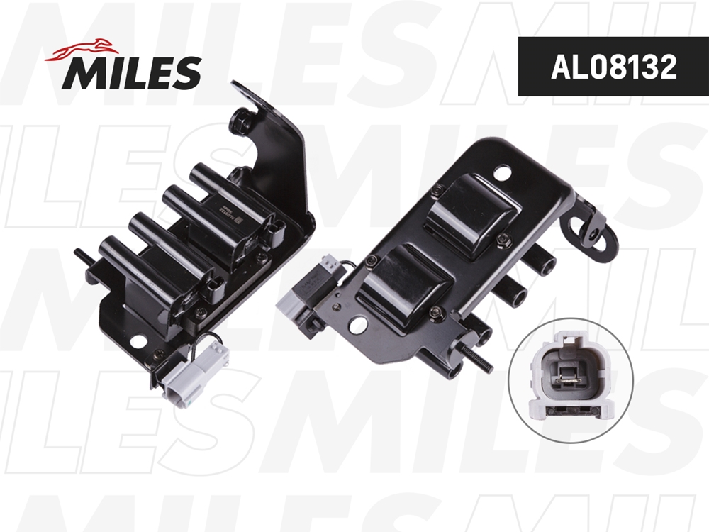 MILES AL08132 Катушка зажигания KIA SPECTRA/RIO/SHUMA -05
