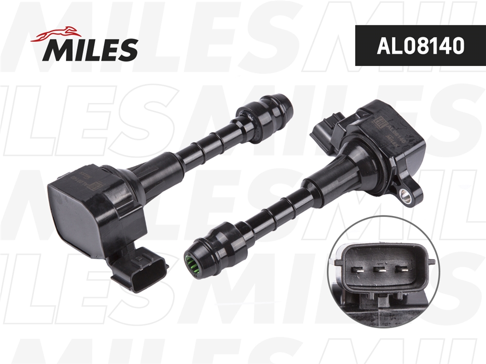 MILES AL08140 Катушка зажигания NISSAN/INFINITI 3.5 AL08140